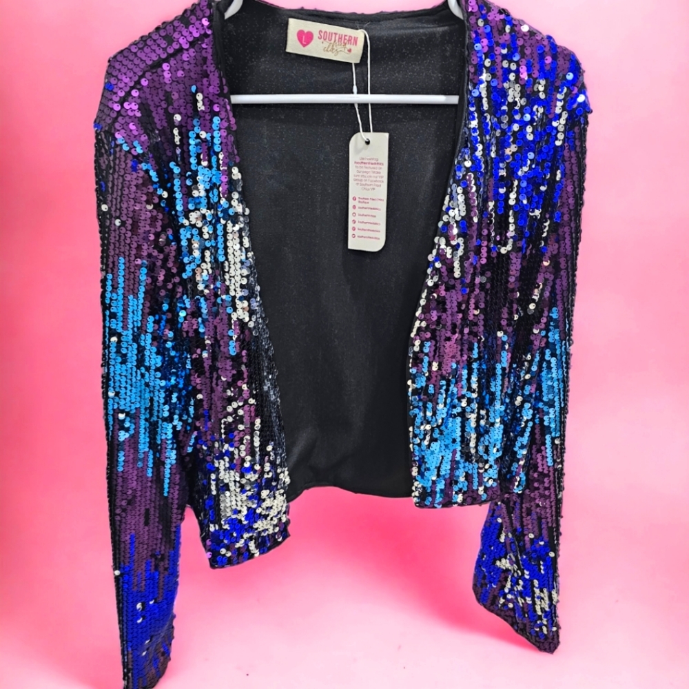 Multi-colored Sequin Jacket